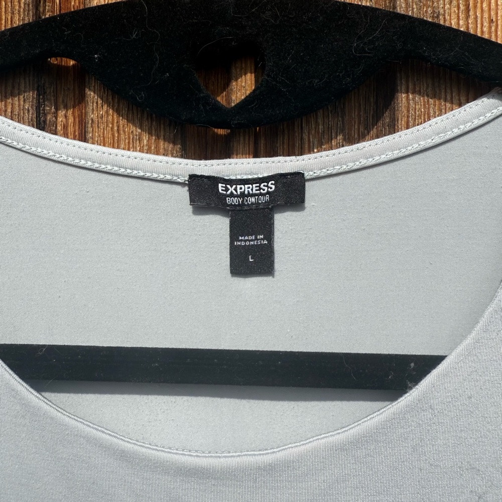 Express Light Blue Tank Top - Picture 2 of 3